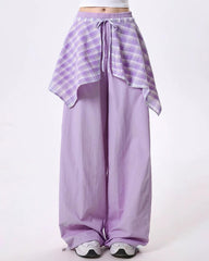 Soft Girl Aesthetic Shirt-Tied Pants