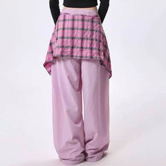 Soft Girl Aesthetic Shirt-Tied Pants