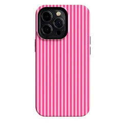 Pink Striped iPhone Case