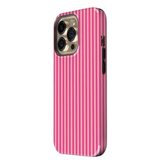 Pink Striped iPhone Case