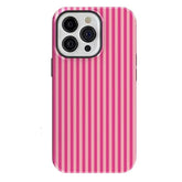 Pink Striped iPhone Case