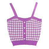 Love Addiction Plaid Top