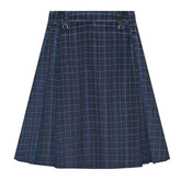 Preppy Style Checkered Kilt Skirt