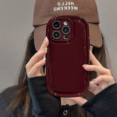 Red Lacquered iPhone Case