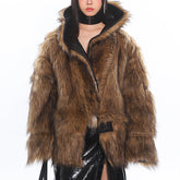 Crime Time Reversible Fur Jacket