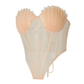 Mermaidcore Shell Corset Top