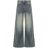 Skater Girl Washed Wide-Leg Jeans