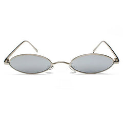00's Style Skinny Oval Sunglasses
