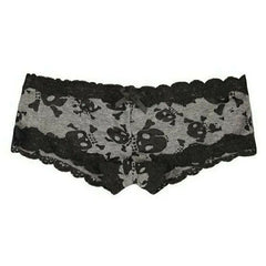 Skull Print Lace Panty