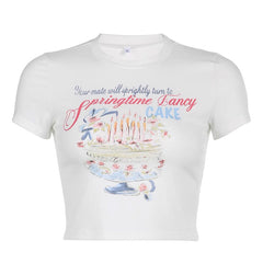 Springtime Fancy Crop Top