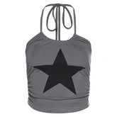 Star Girl Halter Crop Top