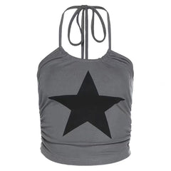 Star Girl Halter Crop Top