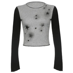 Star Girl Raglan Long Sleeve Top