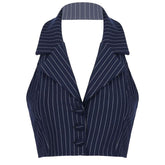 Baby Lies Halter Tailored Vest