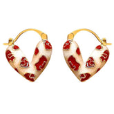 Flirty Baby Vintage Heart Earrings