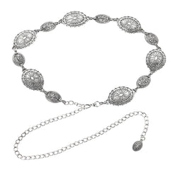 Vintage Style Medallion Chain Belt