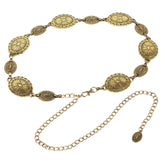 Vintage Style Medallion Chain Belt
