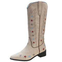 Y2K Western Star Boots