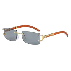 Y2K Square Frameless Sunglasses