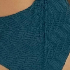 Solid hollow out o ring one shoulder one piece swimwear