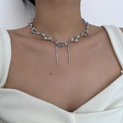 Stone irrgular choker necklace