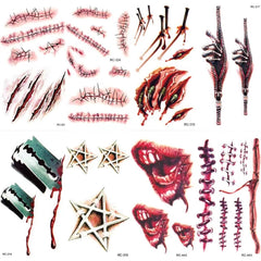 Halloween waterproof tattoo stickers