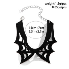 Spider web velvet solid bracelet