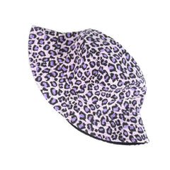 Leopard double-sided fisherman bucket hat