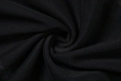 Mesh velvet solid low cut irregular long sleeve mini dress