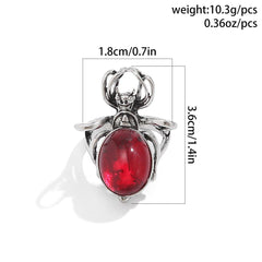 Spider stone open ring