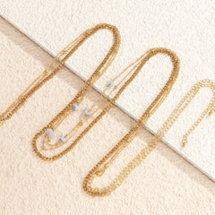 Stone beaded 3 pcs waist chain