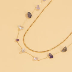 Stone multicolor 2 pcs waist chain