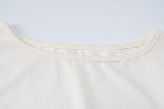 Solid long sleeve crewneck maxi dress