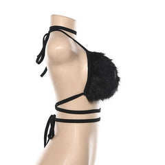 Furry Bra Top
