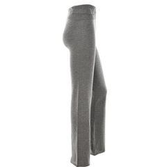 Long sleeve drawstring knitted hoodie zip-up high rise pant set