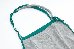 Halter contrast backless crop top