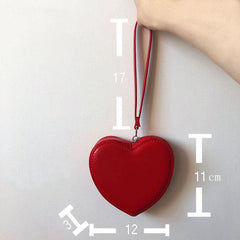 Heart shape solid purse