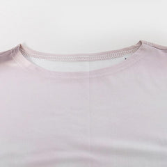 Long sleeve crewneck body print contrast mini dress