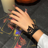 Spider web velvet solid bracelet