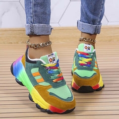 Casual Sportswear Daily Patchwork Round Out Door Shoes