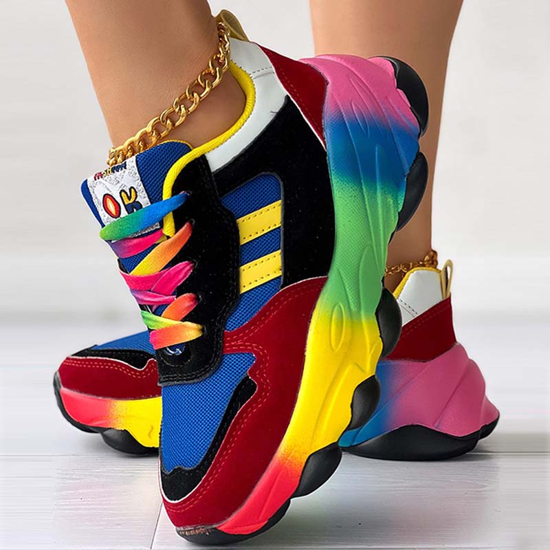 Casual Sportswear Daily Patchwork Round Out Door Shoes