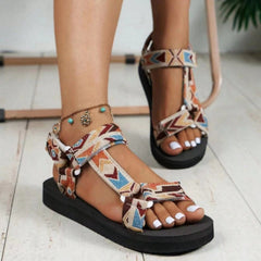 Casual Patchwork Round Out Door Shoes