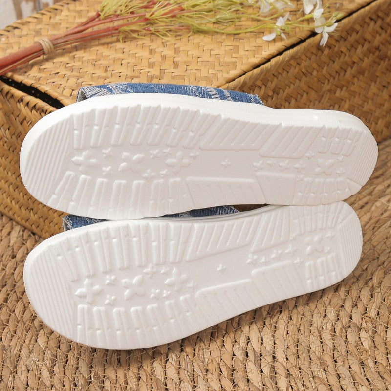 Casual Patchwork Round Comfortable Shoes