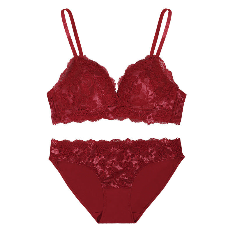 Sexy Dessous-Set mit Blumenspitze