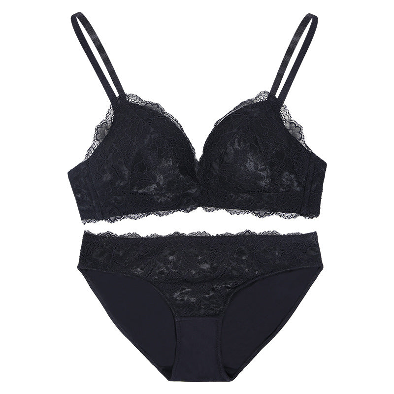 Sexy Dessous-Set mit Blumenspitze