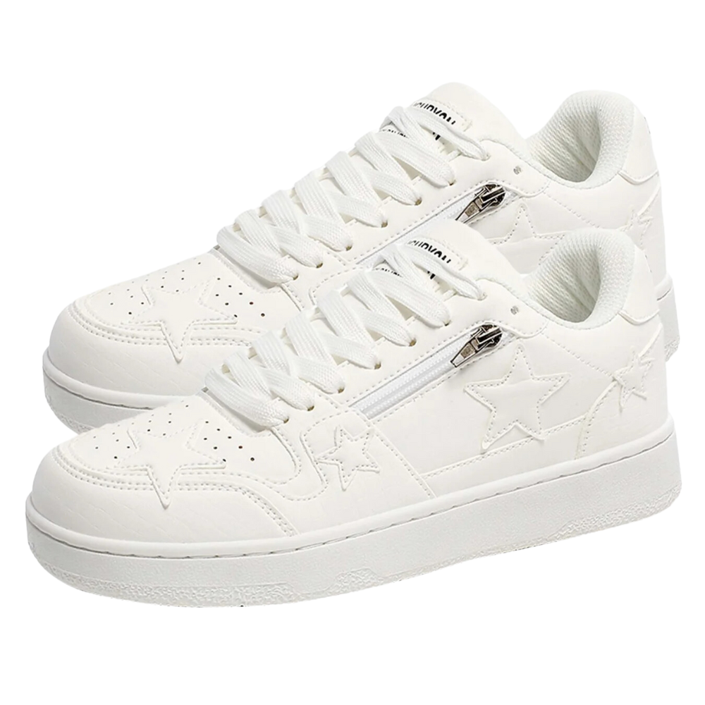 zapatos de estrella blanca