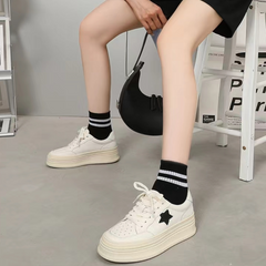 simple thick base star shoes