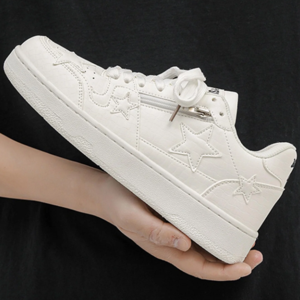 zapatos de estrella blanca