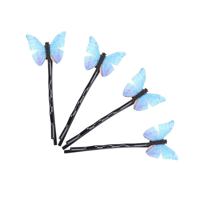 Butterfly Hair Clips Set