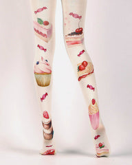 Cake Print Tights